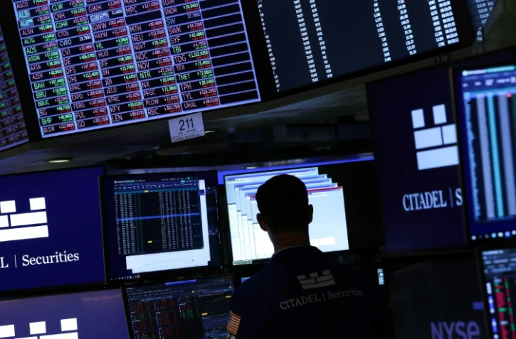 Un opérateur à la Bourse de New York, le 9 avril 2025.