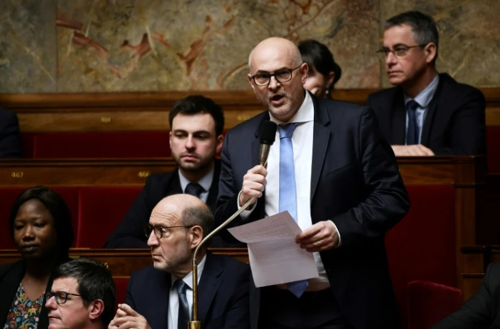 Le député LREM du Nord Laurent Pietraszewski à l'Assemblée nationale le 29 janvier 2019 à Paris