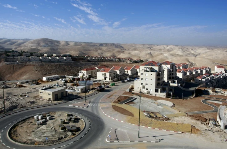 La colonie de Maale Adumin en Cisjordanie, à l'est de Jérusalem, le 11 novembre 2009