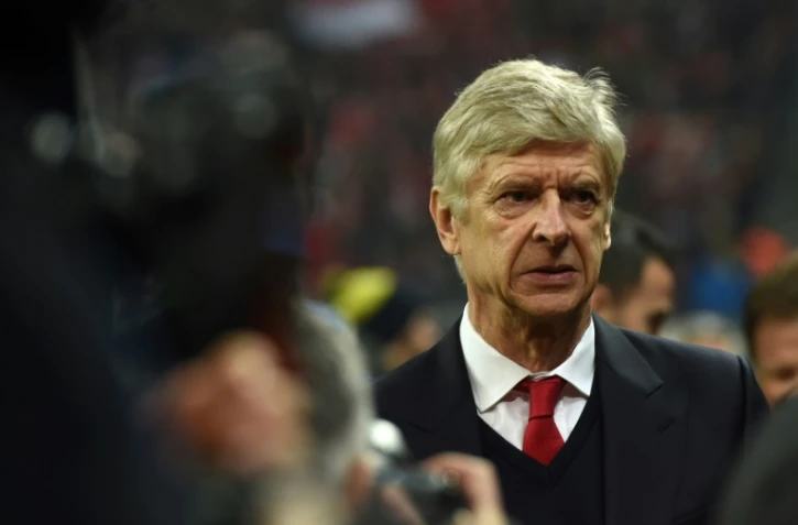 Arsène Wenger, avec Arsenal face au Bayern Munich en Ligue des champions, le 14 février 2017 à l'Allianz Arena