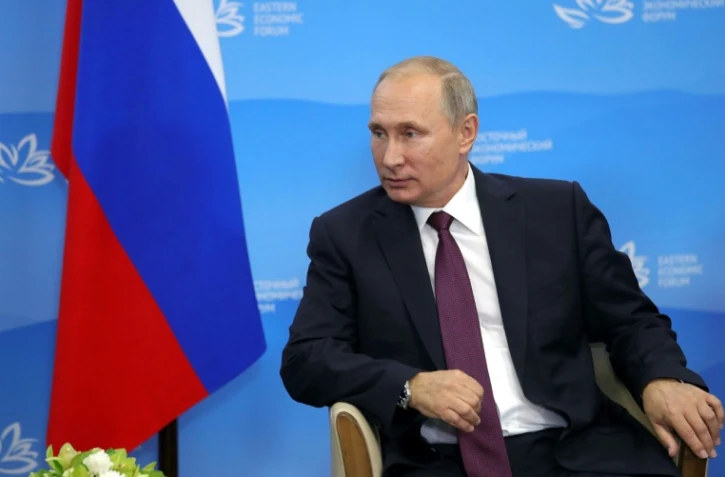 Le président russe Vladimir Poutine, le 7 septembre 2017 à Vladivostok