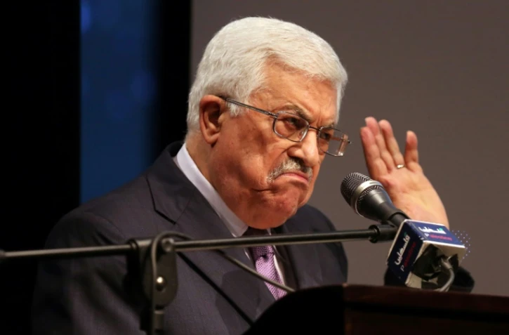 Le président palestinien Mahmoud Abbas, le 4 janvier 2015 à Ramallah