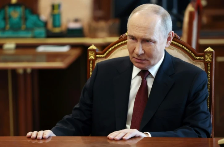 Le président russe Vladimir Poutine à Moscou, le 19 avril 2025