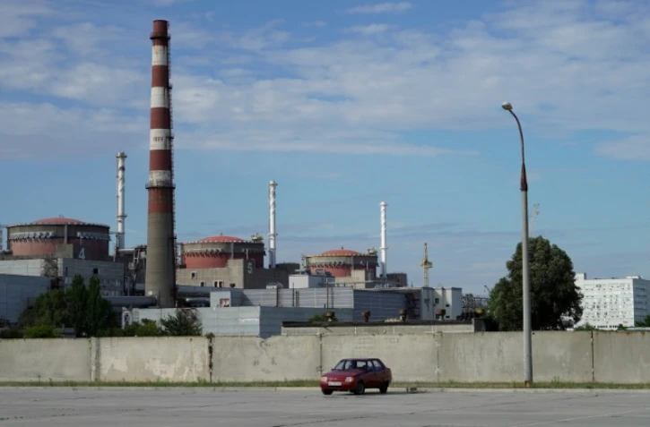 Vue de la centrale nucléaire de Zaporijjia à Energodar, dans la région de Zaporijjia, le 11 septembre 2022