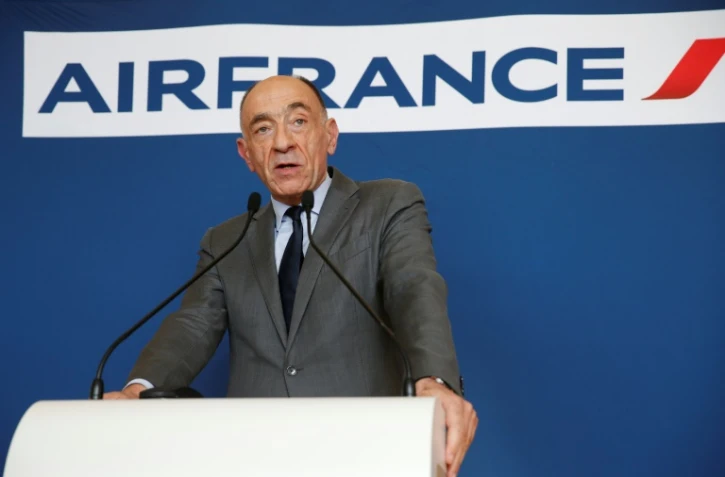 Le PDG d'Air France-KLM Jean-Marc Janaillac, Ă Paris le 4 mai 2018