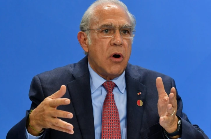 Le secrétaire général de l'OCDE, Angel Gurria, le 1er octobre 2019 à Berlin