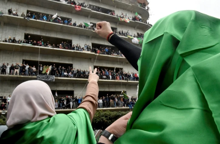 Manifestation dans les rues d'Alger le 8 mars  2019