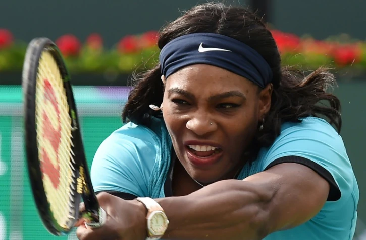 Serena Williams au tournoi d'Indian Wells, en Californie, le 13 mars 2016