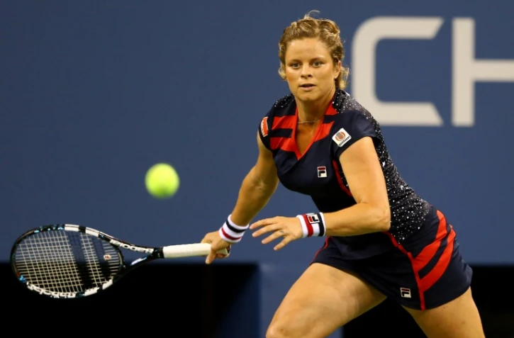 La Belge Kim Clijsters lors de l'US Open, le 27 août 2012