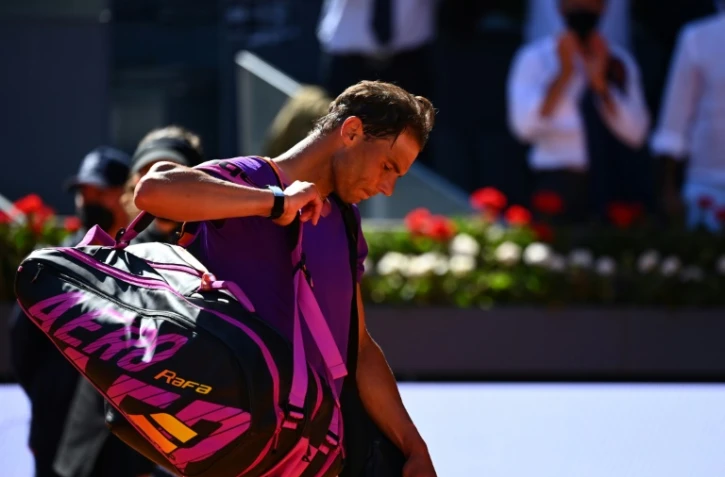 La décéption de Rafael Nadal éliminé par Alexander Zverev à Madrid, le 7 mai 2021