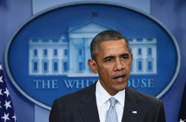 Le président Barack Obama lors d'une déclaration sur les attentats de Paris le 13 novembre 2015 à la Maison Blanche à Washington