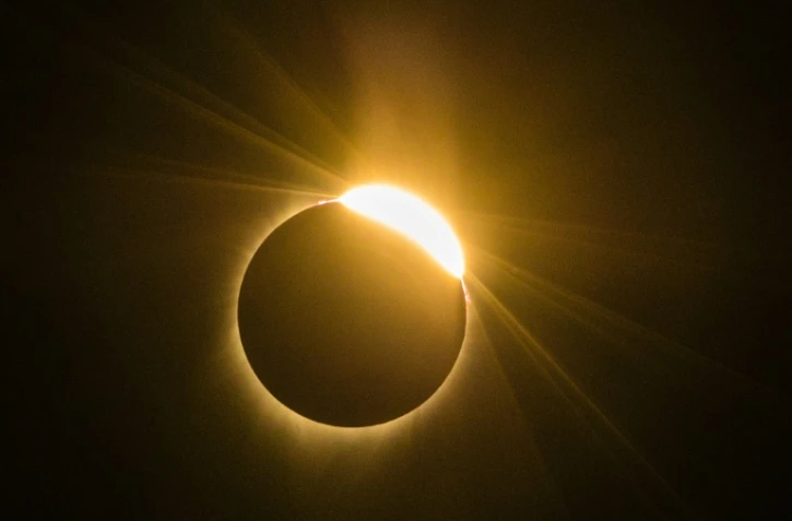 L'éclipse solaire en 2017 à Madras, dans l'Oregon aux Etats-Unis