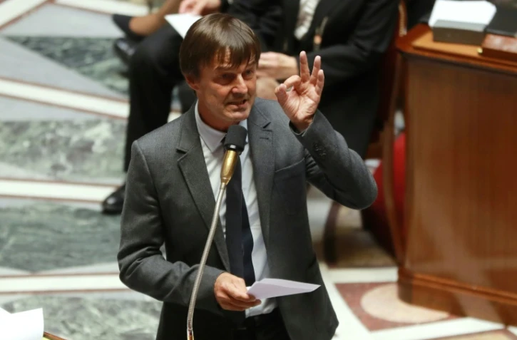 Le ministre de la Transition écologique Nicolas Hulot le 26 juillet 2017 à l'Assemblée nationale