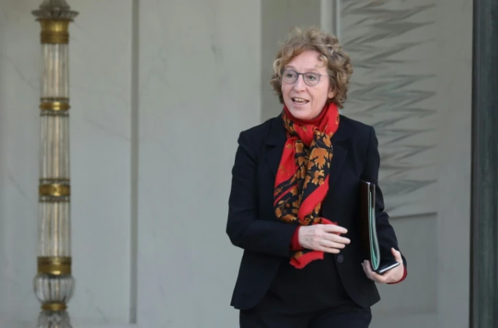 La ministre française du Travail Muriel Pénicaud à sa sortie de l'Elysée, le 28 février 2018
