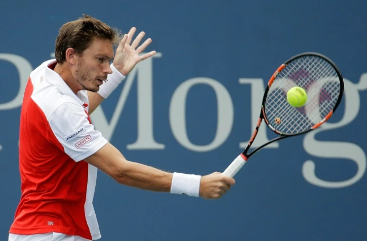 Nicolas Mahut face à Paul-Henri Mathieu à l'US Open, le 1er septembre 2016 à New York