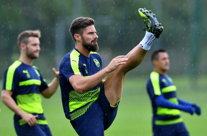 Olivier Giroud, l'un des Français de l'Arsenal, le 12 septembre 2016 à Londres