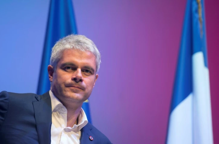 Le président des Républicains Laurent Wauquiez, lors d'une réunion publique à Toulon, le 6 décembre 2017