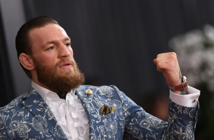 L'Irlandais Conor McGregor, vedette des arts martiaux mixtes, lors de la 62e cérémonie des Grammy Awards le 26 janvier 2020 à Los Angeles.