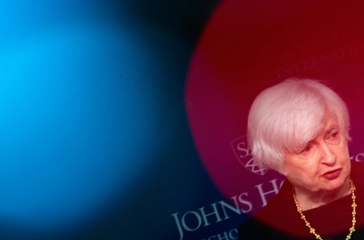 La secrétaire américaine au Trésor Janet Yellen, le 20 avril à Washington