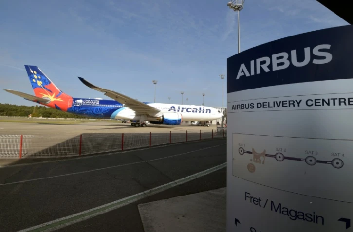 Centre de livraison des Airbus à Colomiers, à côté de Toulouse, le 27 septembre 2019