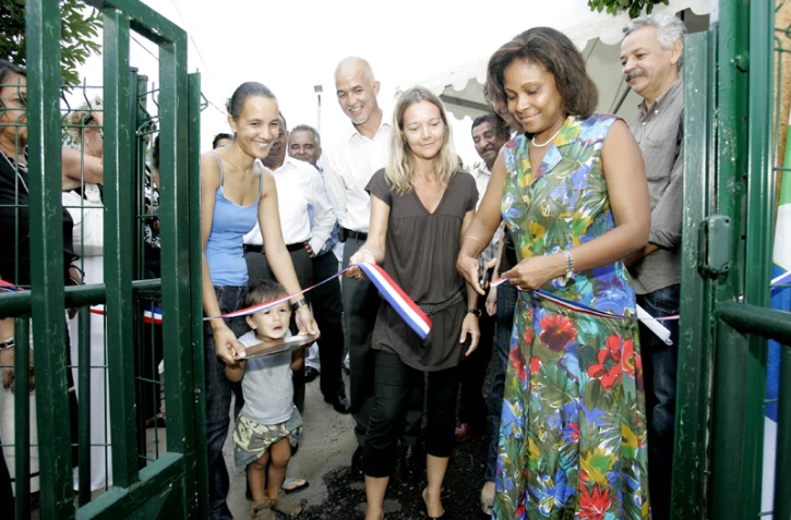 Inauguration de la crèche "Les Babas" à La Bretagne
