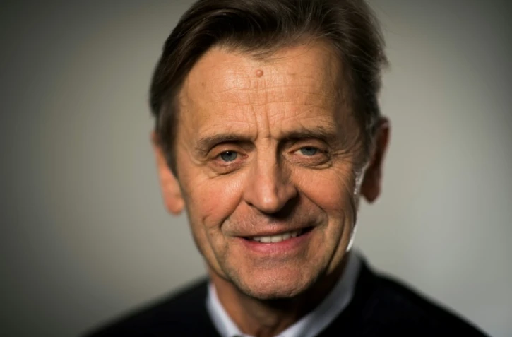 Mikhail Barychnikov pose à Paris le 8 décembre 2016