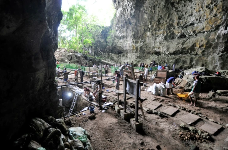 La grotte de Callao dans le nord de l'île de Luçon, le 9 aout 2011