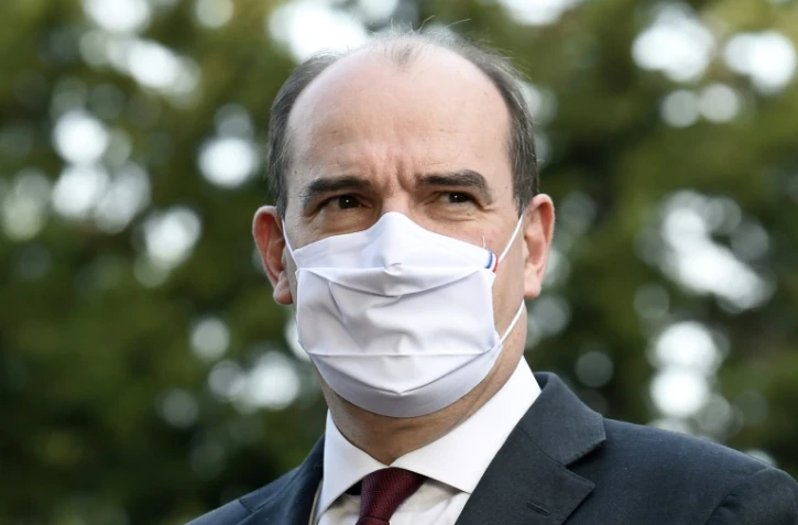 Le Premier ministre Jean Castex Ă Toulon le 5 janvier 2021