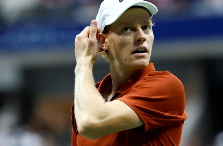 L'Italien Jannik Sinner durant la finale de l'US Open 2025 face Ă l'Espagnol Carlos Alcaraz le 7 septembre 2025