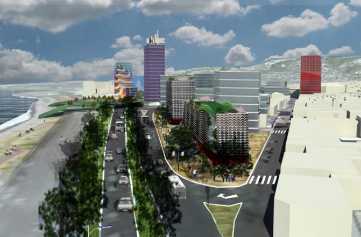 Visuel du pré-projet &quot;Espace Océan&quot; (Photo : Mairie St-Denis)