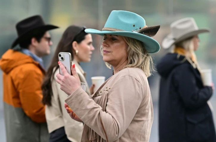 Une fan de musique country participe au festival Country to Country (C2C), le 13 mars 2026 à Londres