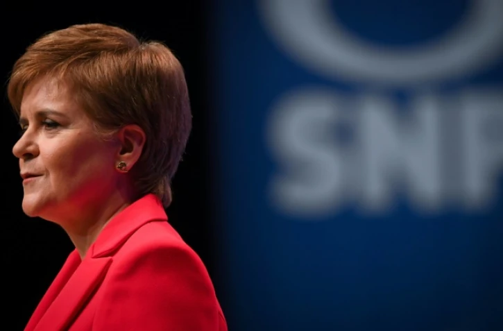 L'ex-dirigeante indépendantiste écossaise Nicola Sturgeon, le 10 octobre 2022 à Aberdeen