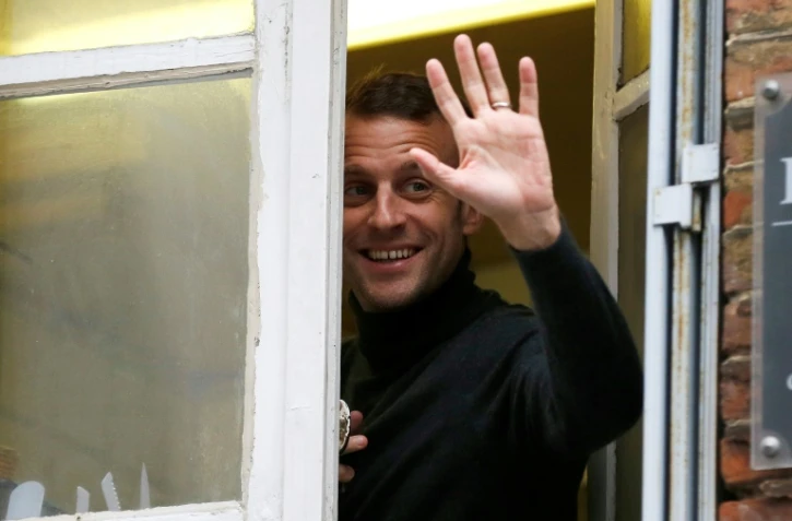 Emmanuel Macron à Honfleur le 1er novembre 2018