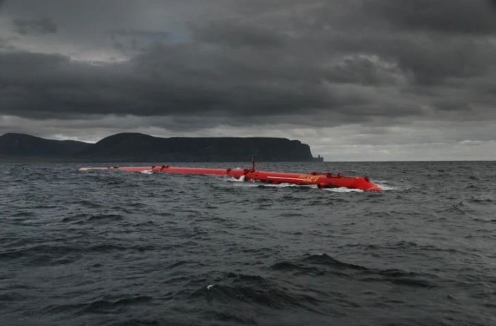 Projet Pelamis (Photo : Seawatt)