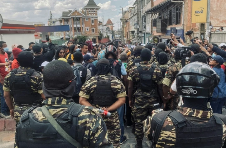 Une manifestation à Antananarivo, le 30 septembre 2025