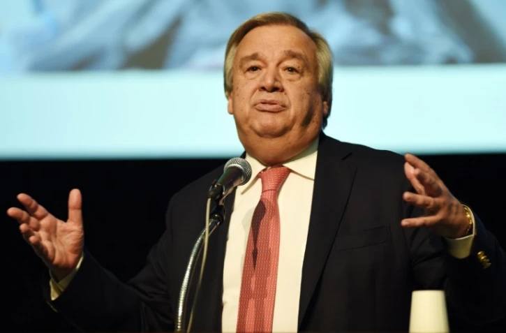 L'ex-Premier ministre portugais Antonio Guterres, le 26 novembre 2015 Ă Tokyo