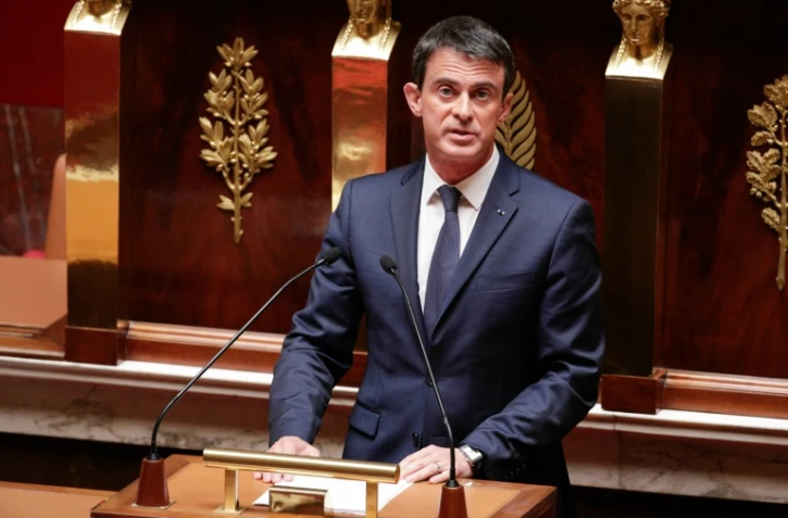 Le Premier ministre Manuel Valls à l'Assemblée nationale, le 12 mai 2016