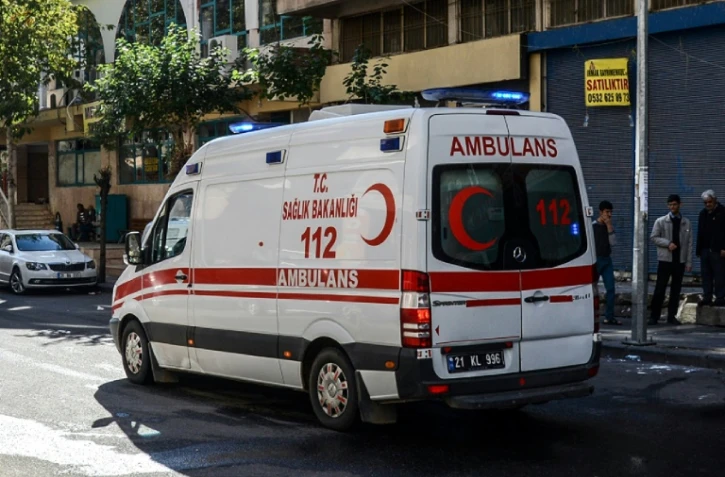 Une ambulance dans la province de Diyarbakir en Turquie le 3 novembre 2017