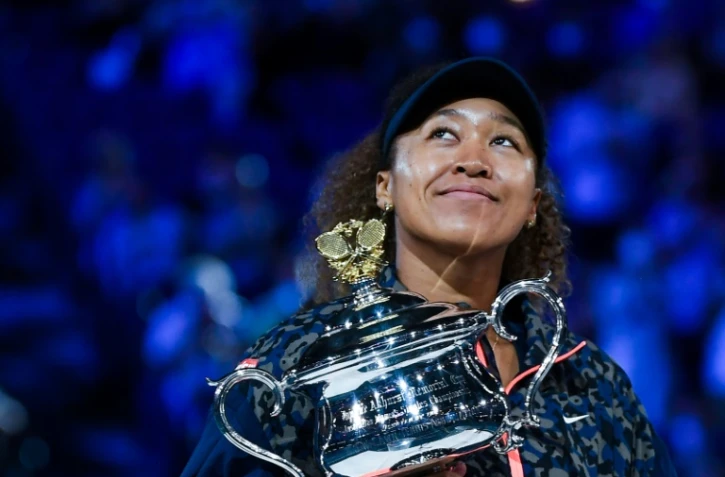 La Japonaise Naomi Osaka, victorieuse de l'Open d'Australie de tennis, le 20 février 2021 à Melbourne