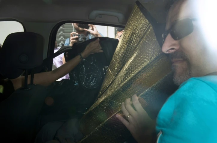 Wojcieh Janowski, gendre de la milliardaire Hélène Pastor assassinée en 2014 arrive au tribunal de Marseille, le 27 juin 2014