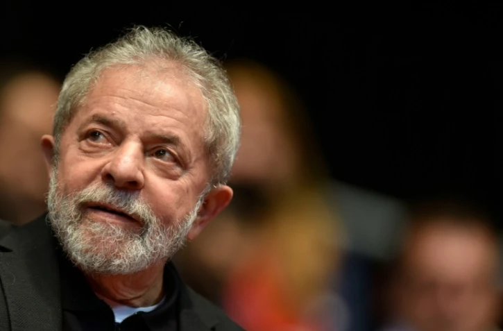 L'ancien président brésilien Luiz Inacio Lula le 29 août 2015 à Belo Horizonte