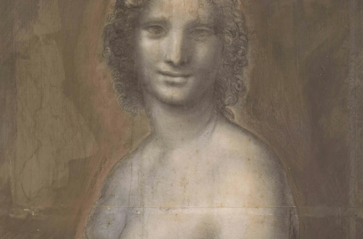 Une photo du tableau de "La Joconde nue" fournie par le RMN-Grand Palais Domaine de Chantilly le 4 mars  2019