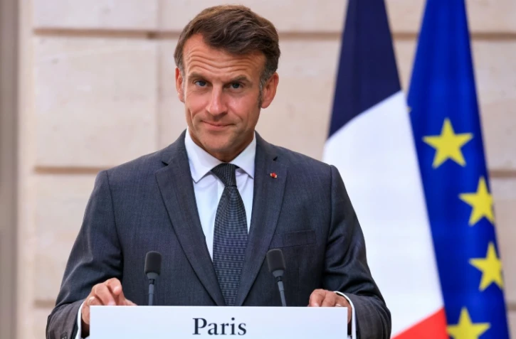 Emmanuel Macron à l'Élysée le 28 mai 2026