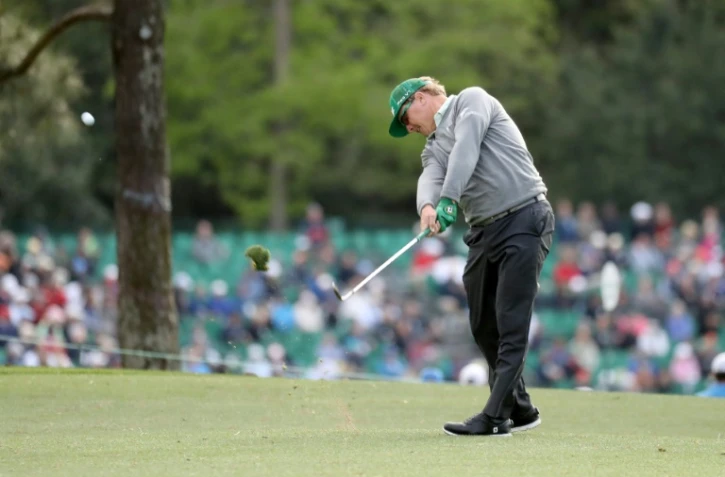 L'Américain Charley Hoffman lors du 1er tour du Masters de golf, le 6 avril 2017 à Augusta (Géorgie)