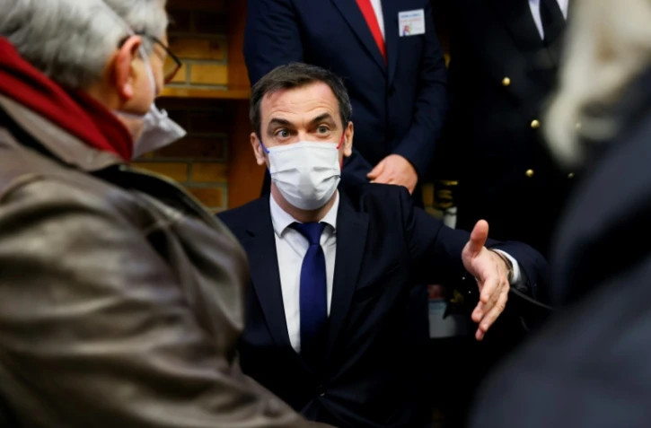 Olivier Véran à Melun le 8 février 2021