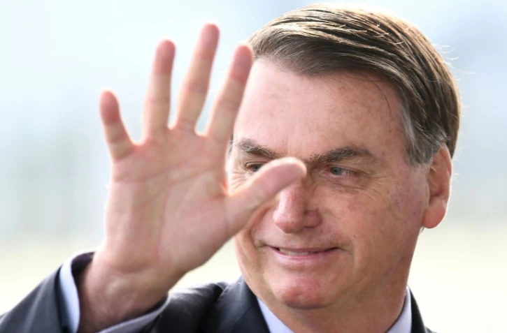 Le président brésilien Jair Bolsonaro à Brasilia, le 6 mai 2020