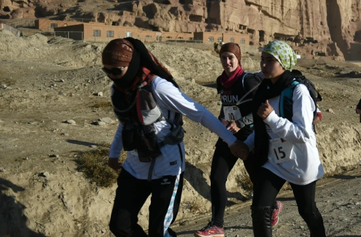 Six Afghanes et une Iranienne ont bravé l'interdit et les préjugés et pris un dossard pour participer au marathon de Bamiyan, en Afghanistan