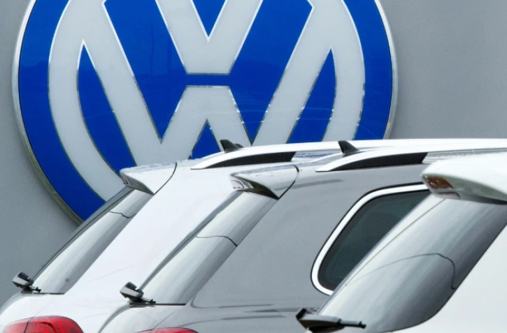 Le logo des voitures Volkswagen, le 29 septembre 2015 chez un distributeur américain de Woodbridge, en Virginie