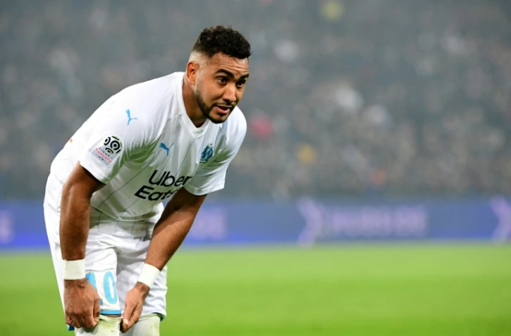 Le milieu de l'OM Dimitri Payet lors du match de L1 contre le PSG au Parc des Princes, le 27 octobre 2019