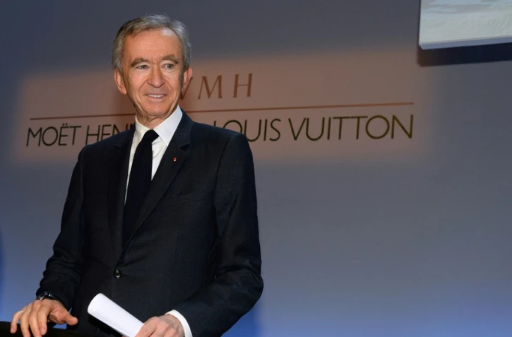 Bernard Arnault, PDG du groupe LVMH, Ă Paris, le 26 janvier 2017